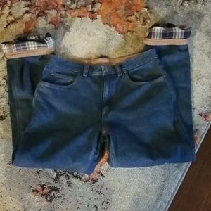 🌬 FLANNEL LINED JEANS EXCELLENT ☃️